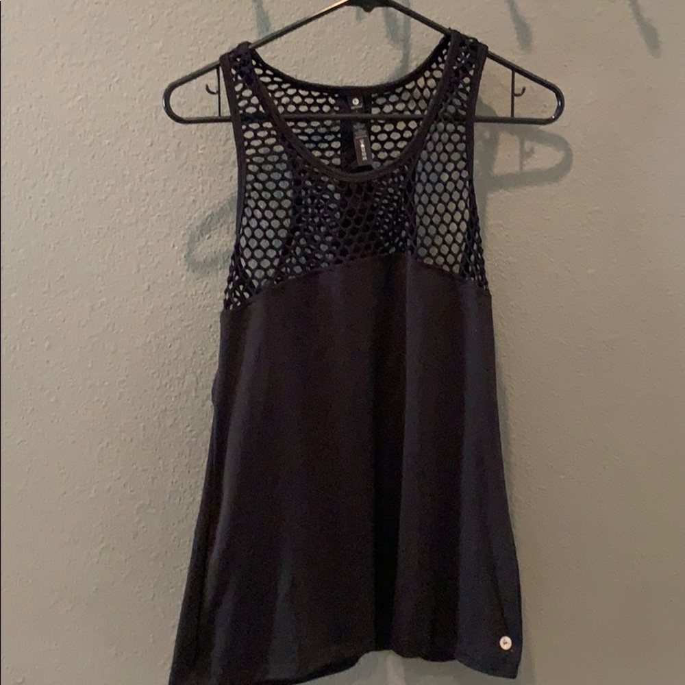 Black Racerback Athletic Tank